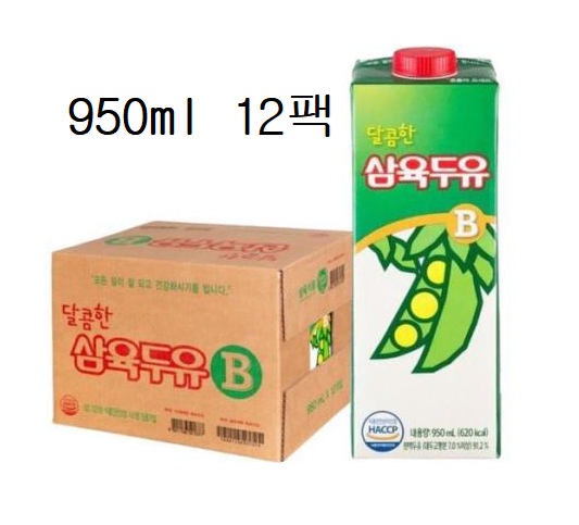 무료배송-삼육두유 950ml 12팩 달콤한B